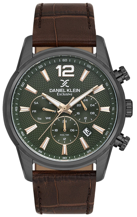 Daniel Klein DK.1.14063-5 Brown Leather Strap