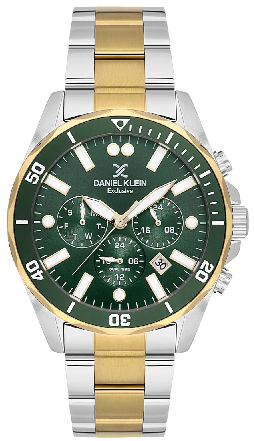 Daniel Klein DK.1.14067-5 Two Tone Stainless Steel Bracelet