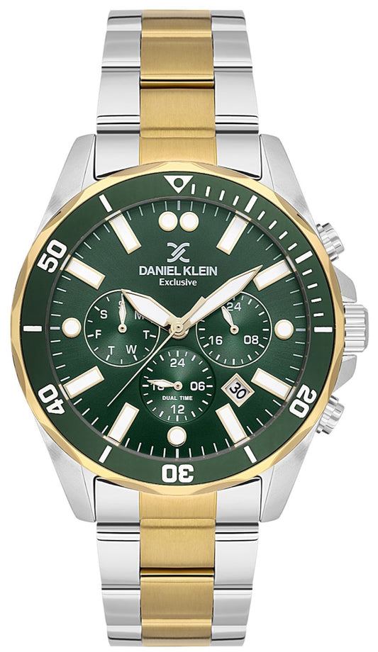 Daniel Klein DK.1.14067-5 Two Tone Stainless Steel Bracelet
