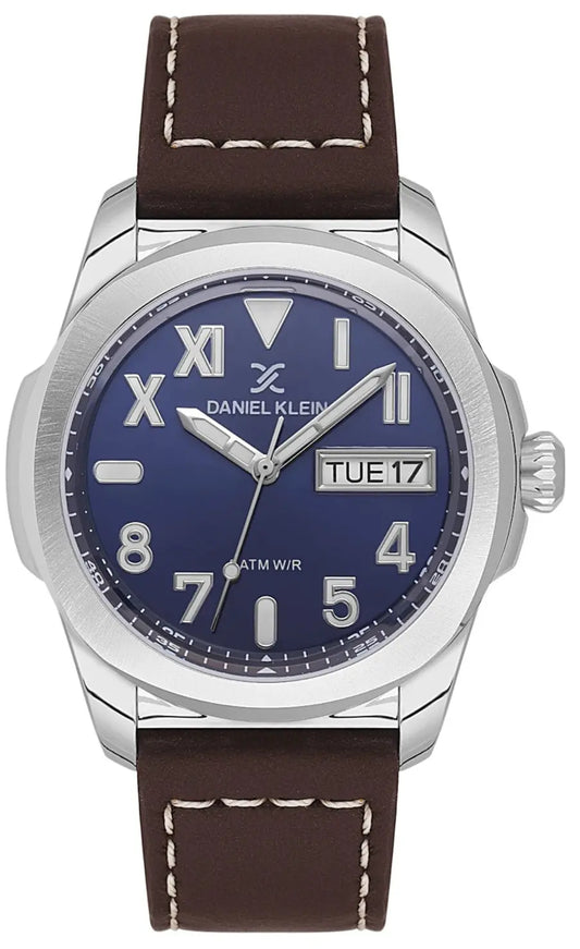 Daniel Klein DK.1.14078-3 Brown Leather Strap