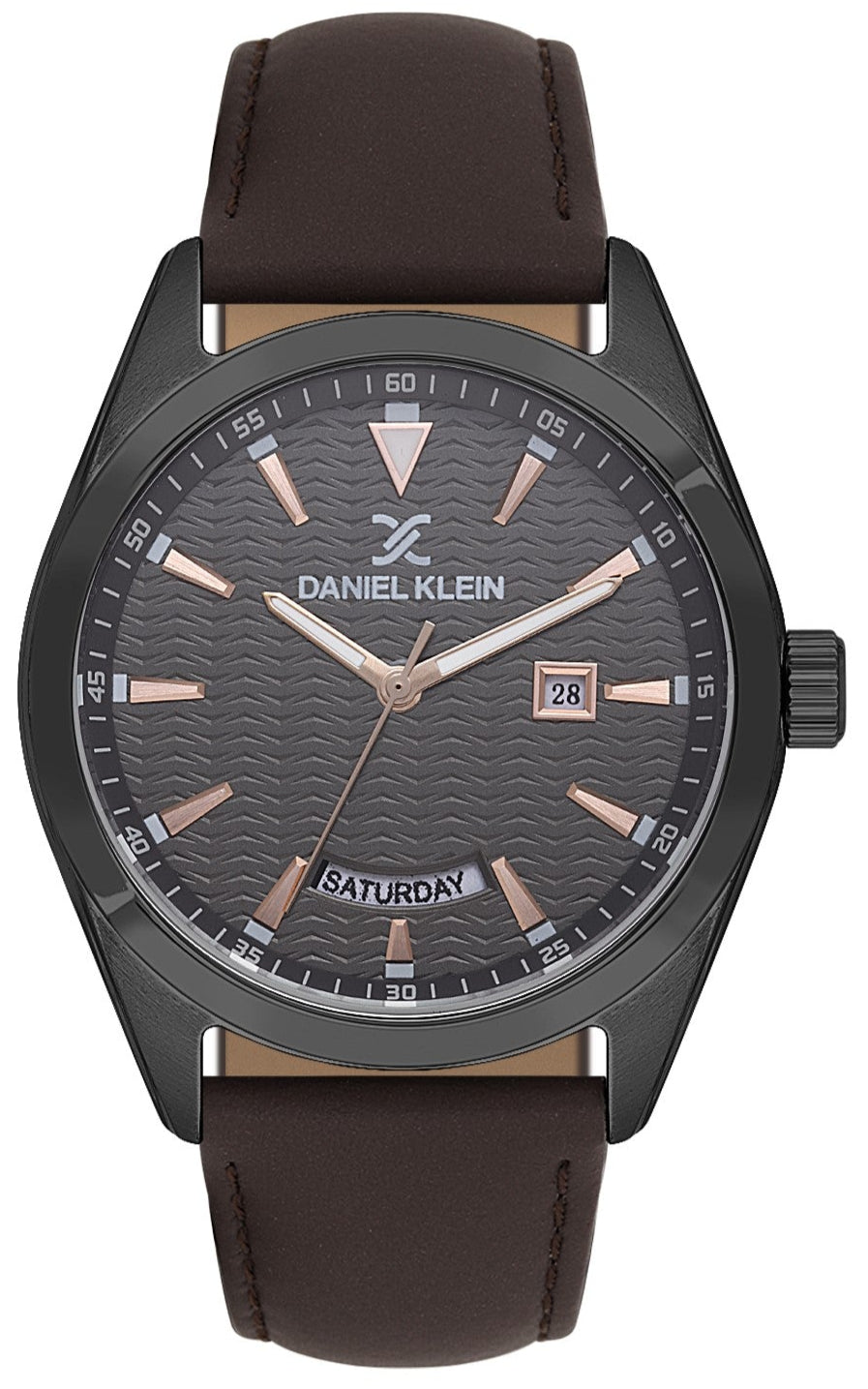 Daniel Klein DK.1.14088-4 Brown Leather Strap
