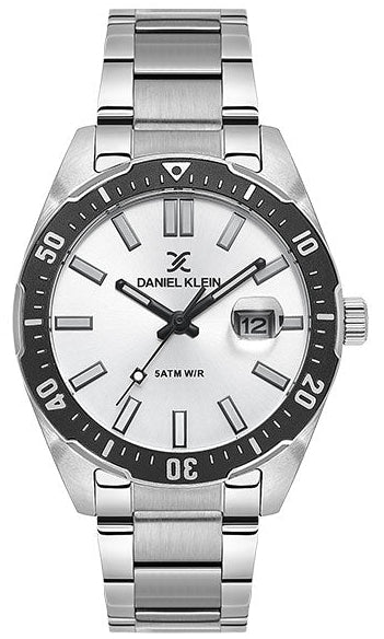 Daniel Klein DK.1.14195-1 Silver Stainless Steel Bracelet