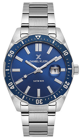 Daniel Klein DK.1.14195-2 Silver Stainless Steel Bracelet