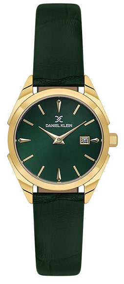 Daniel Klein DK.1.14312-2 Green Leather Strap