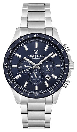 Daniel Klein DK.1.14398-2 Silver Stainless Steel Bracelet