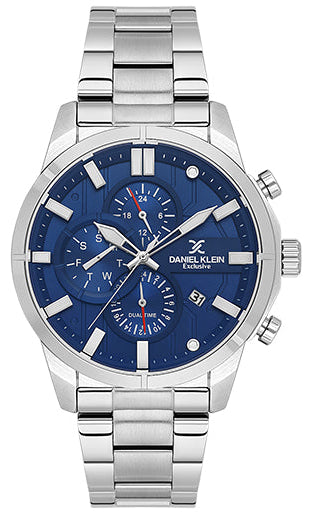 Daniel Klein DK.1.14413-3 Silver Stainless Steel Bracelet