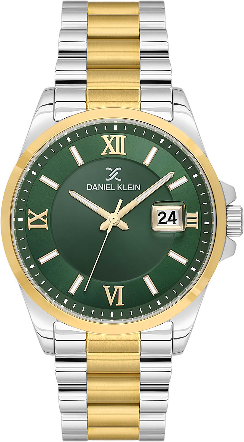 Daniel Klein DK.1.14425-4 Two Tone Stainless Steel Bracelet