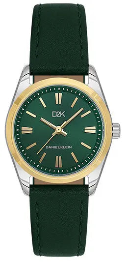 Daniel Klein DK.1.14459-5 Green Leather Strap