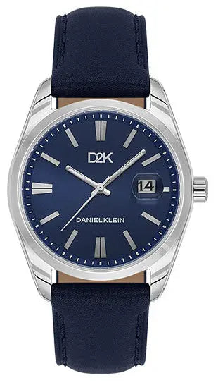 Daniel Klein DK.1.14460-3 Blue Leather Strap