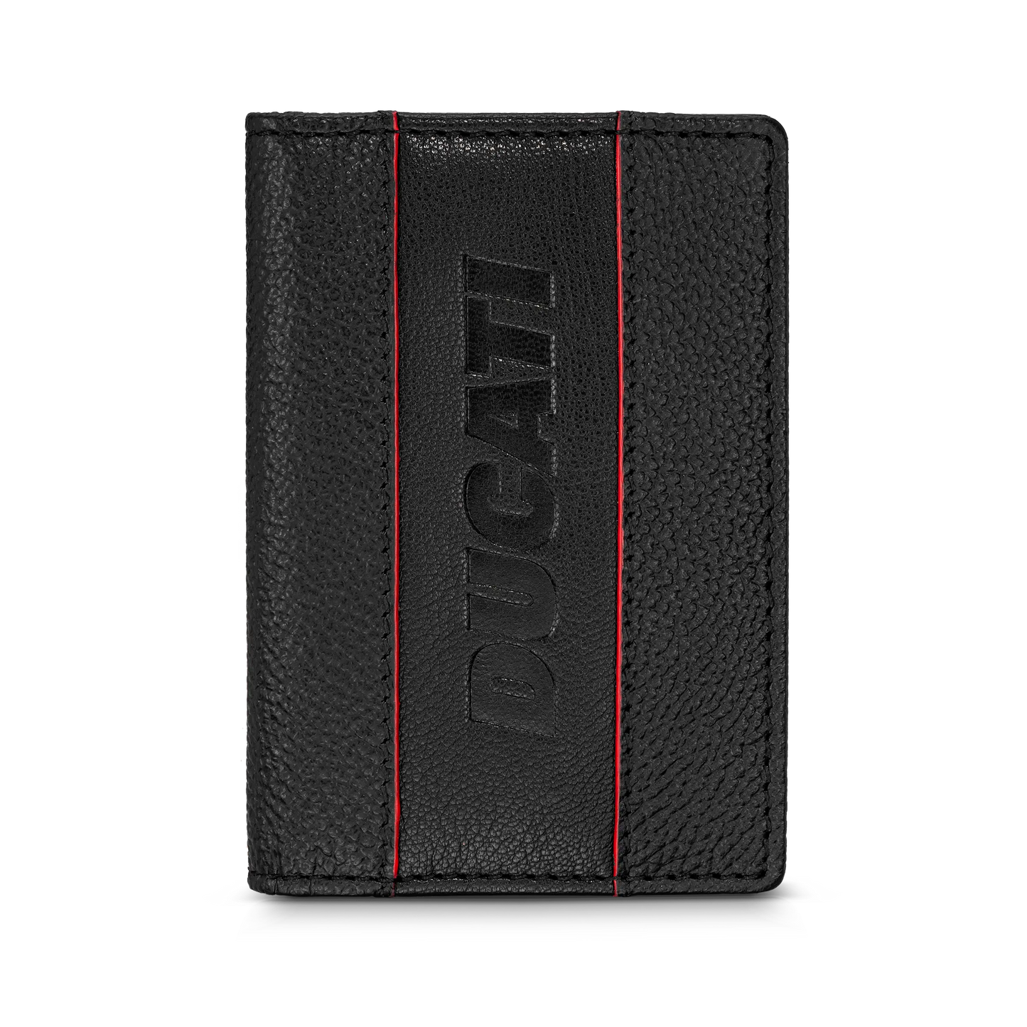 Ducati DTLGD2201301 Formale Μαύρη Δερμάτινη Καρτοθήκη
