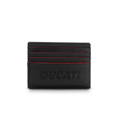 Ducati DTLGD2201302 Formale Μαύρη Δερμάτινη Καρτοθήκη