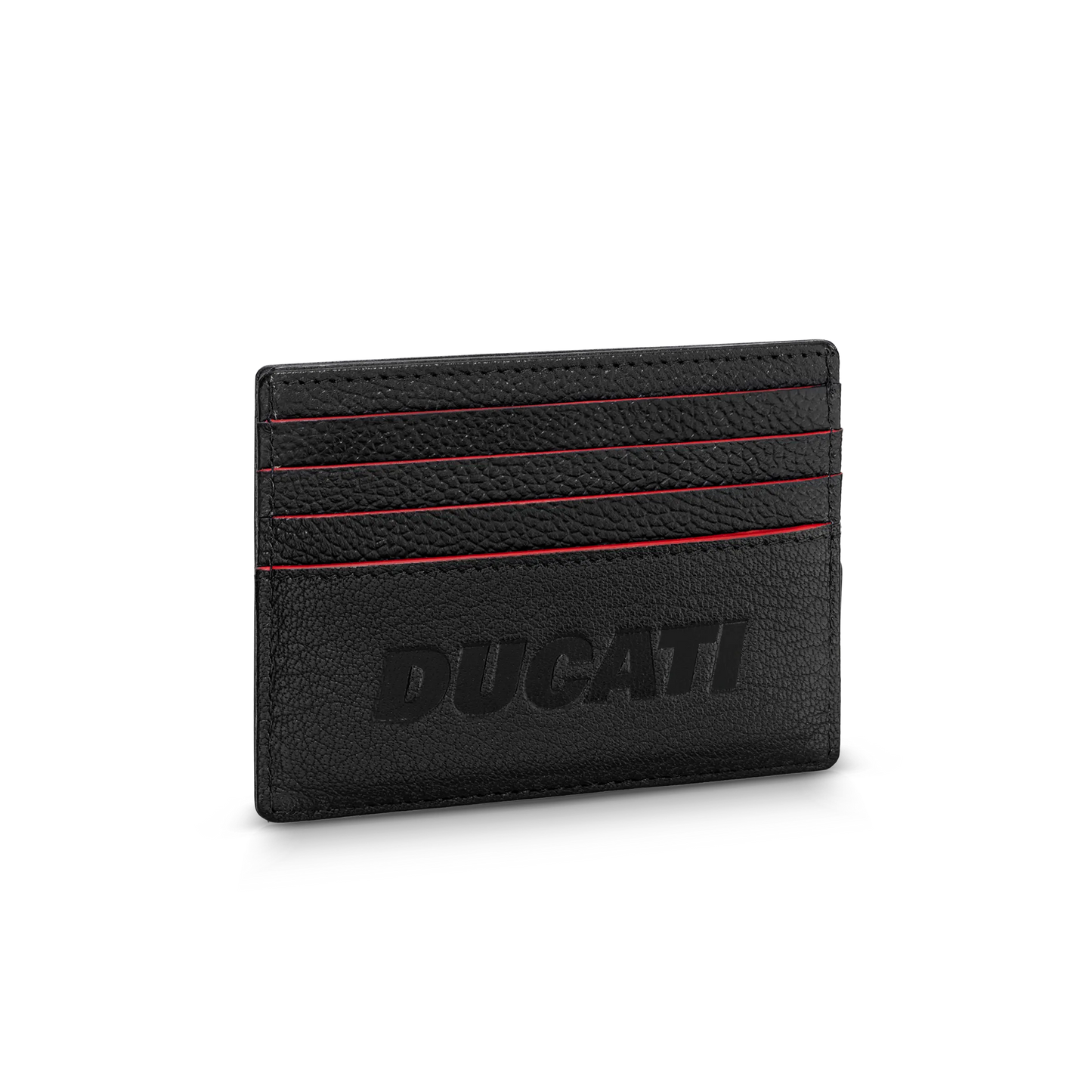 Ducati DTLGD2201302 Formale Μαύρη Δερμάτινη Καρτοθήκη