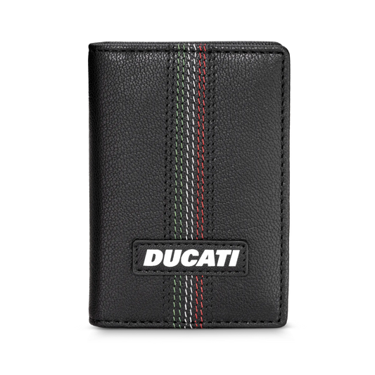 Ducati DTLGD2201402 Valore Μαύρη Δερμάτινη Καρτοθήκη