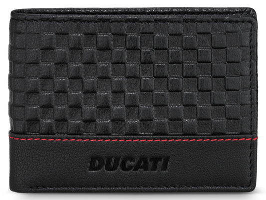 Ducati DTLGW2270202 Nitro Μαύρο Δερμάτινο Πορτοφόλι