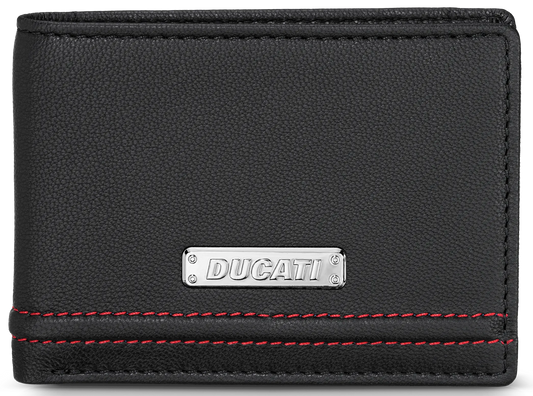 Ducati DTLGW2270501 Veloce Μαύρο Δερμάτινο Πορτοφόλι
