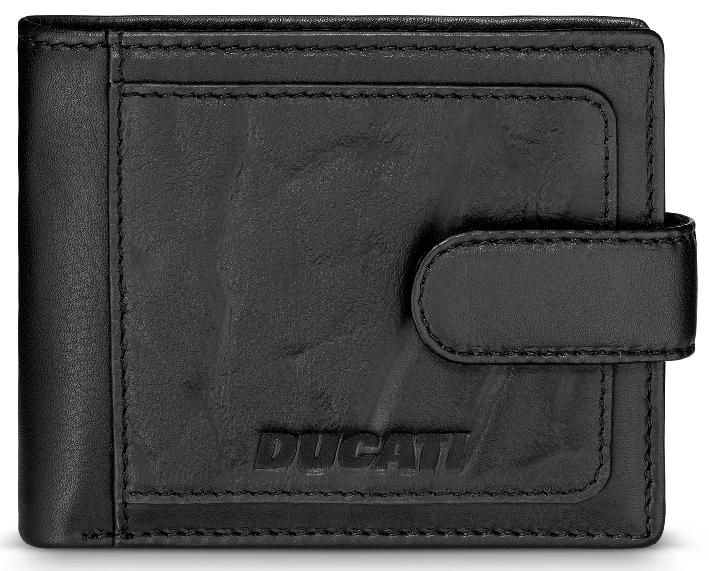 Ducati DTLGW2270601 Cardio Μαύρο Δερμάτινο Πορτοφόλι
