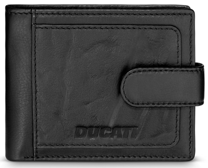 Ducati DTLGW2270601 Cardio Μαύρο Δερμάτινο Πορτοφόλι