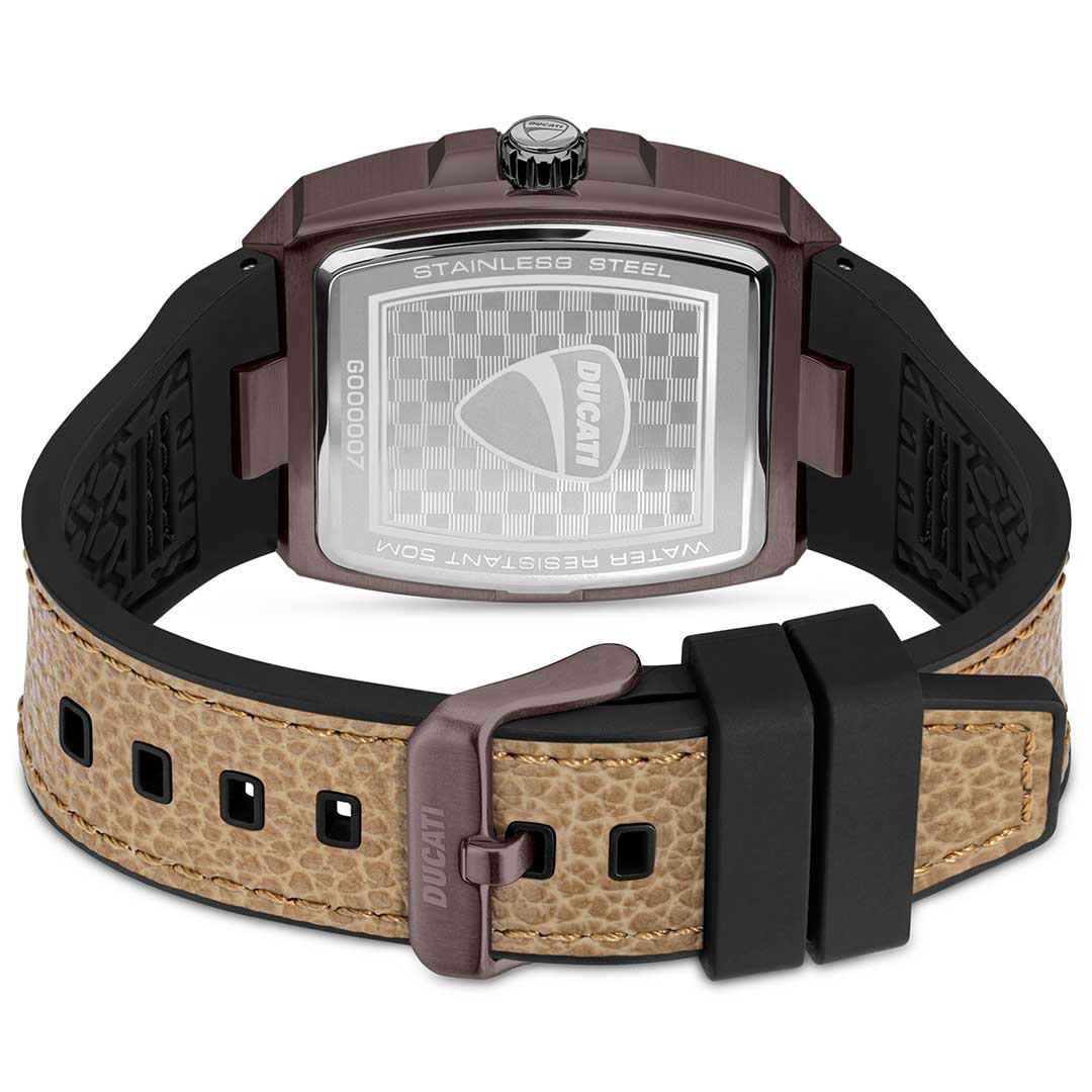 Ducati DTWGB0000702 DT002 Brown Leather Strap