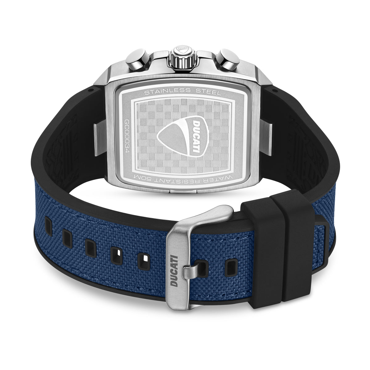 Ducati DTWGC0003404 Traverse Chronograph Blue Silicon Strap