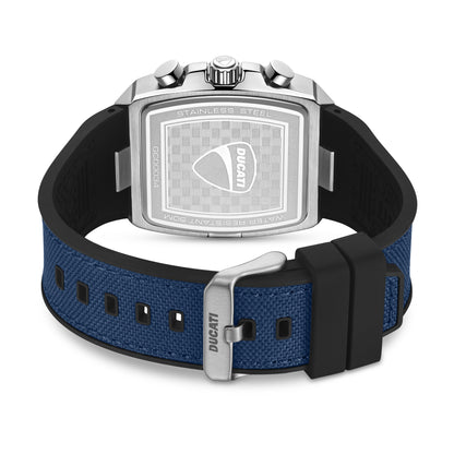 Ducati DTWGC0003404 Traverse Chronograph Blue Silicon Strap