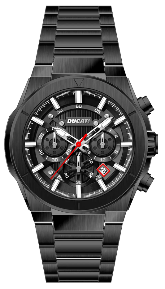 Ducati DTWGI0000905 DT004 Black Stainless Steel Bracelet