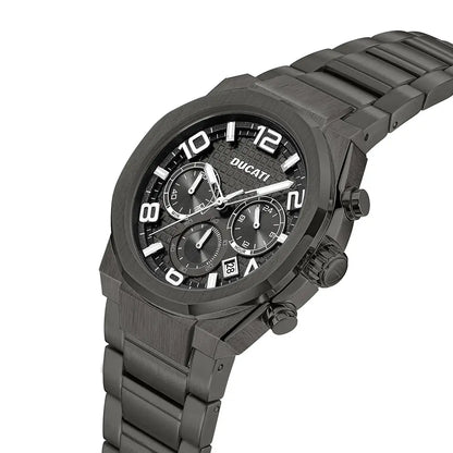 Ducati DTWGI0001105 DT006 Black Stainless Steel Bracelet