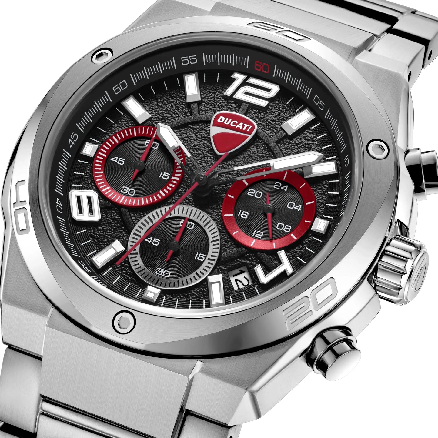 Ducati DTWGI0002401 DT019 Extreme Sports Stainless Steel Bracelet