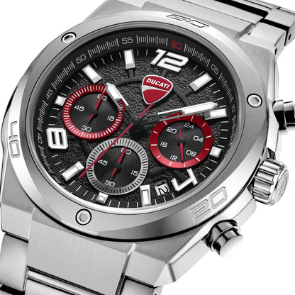 Ducati DTWGI0002401 DT019 Extreme Sports Stainless Steel Bracelet