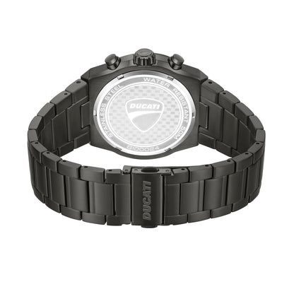 Ducati DTWGI0002403 DT019 Extreme Sports Black Stainless Steel Bracelet