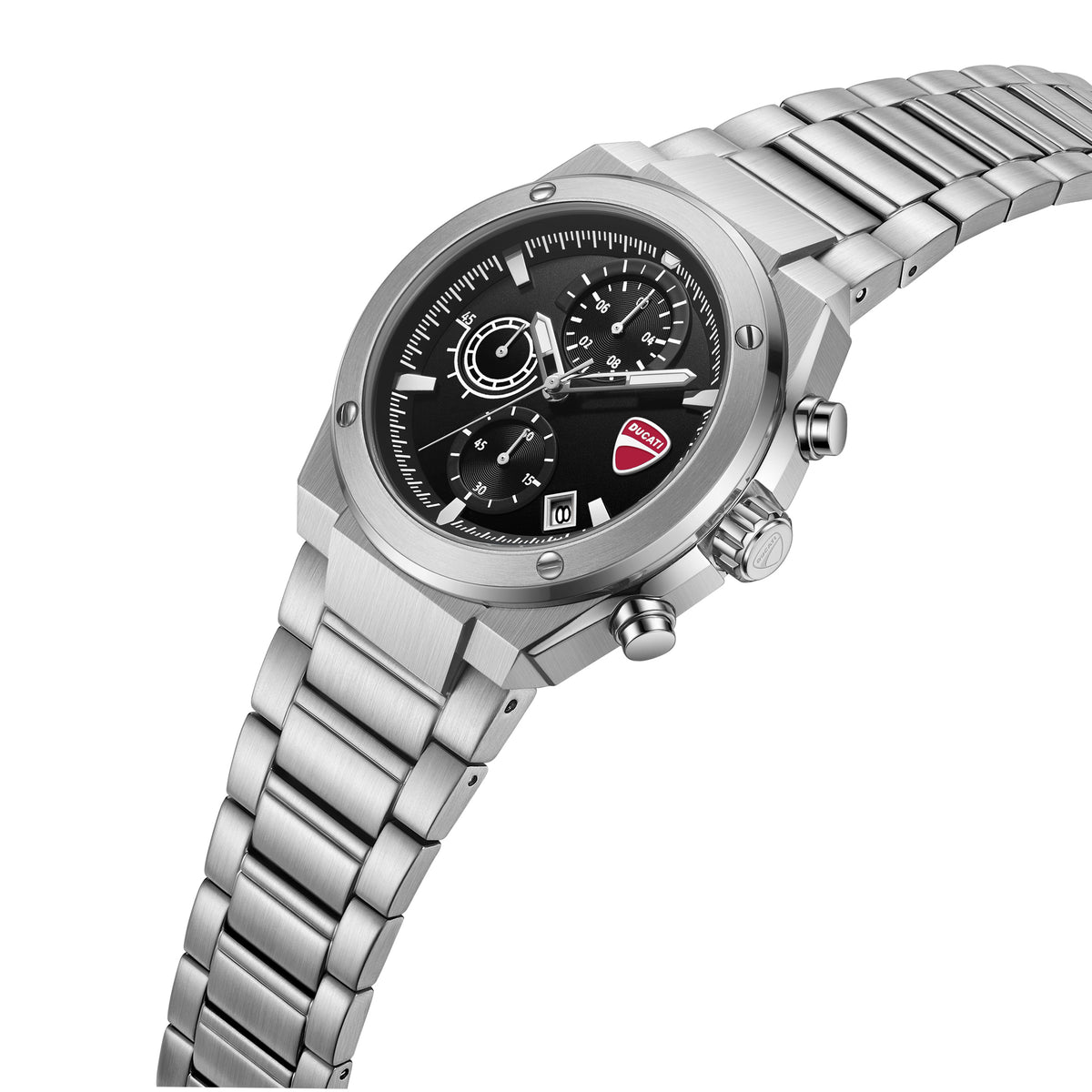 Ducati DTWGI0003104 Stelvio Touring Chronograph Stainless Steel Bracelet