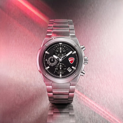 Ducati DTWGI0003104 Stelvio Touring Chronograph Stainless Steel Bracelet