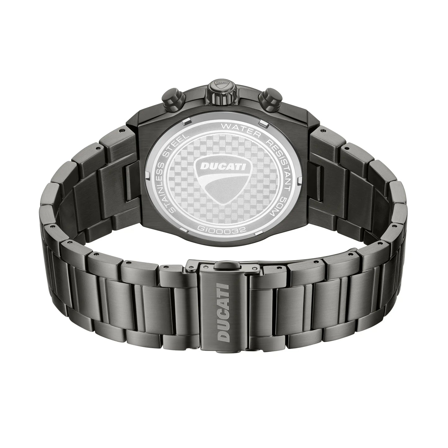 Ducati DTWGI0003202 Nitro Supermotos Chronograph Black Stainless Steel Bracelet