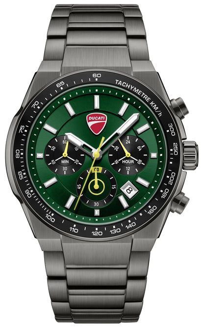 Ducati DTWGI0003202 Nitro Supermotos Chronograph Black Stainless Steel Bracelet