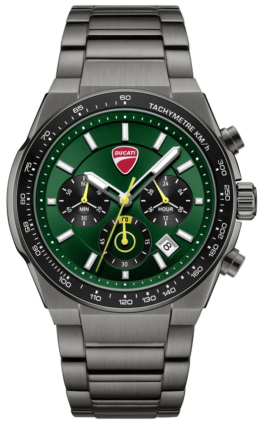 Ducati DTWGI0003202 Nitro Supermotos Chronograph Black Stainless Steel Bracelet