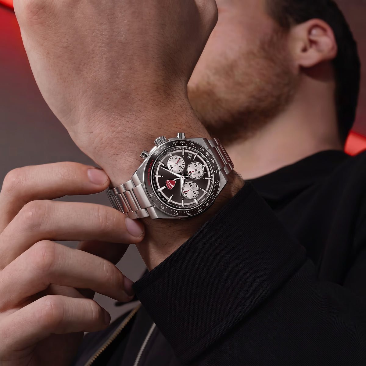 Ducati DTWGI0003203 Nitro Chronograph Stainless Steel Bracelet