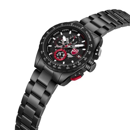 Ducati DTWGI0003601 Leggentda Corse Chronograph Black Stainless Steel Bracelet