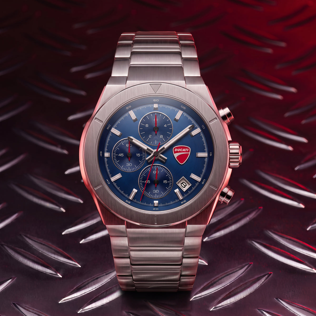 Ducati DTWGI0005001 Frontier Chronograph Stainless Steel Bracelet