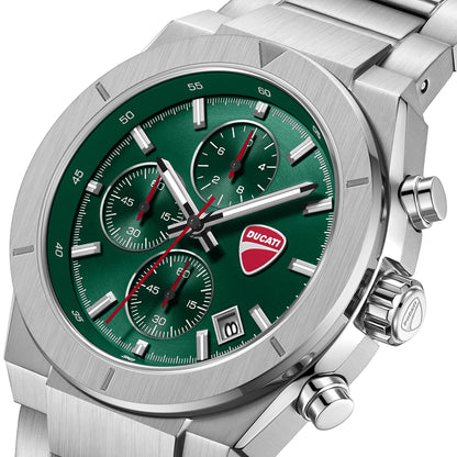 Ducati DTWGI0005002 Frontier Chronograph Stainless Steel Bracelet