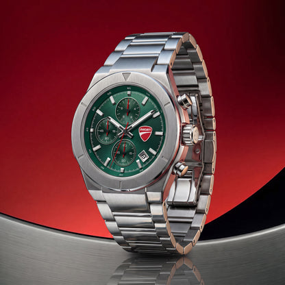 Ducati DTWGI0005002 Frontier Chronograph Stainless Steel Bracelet