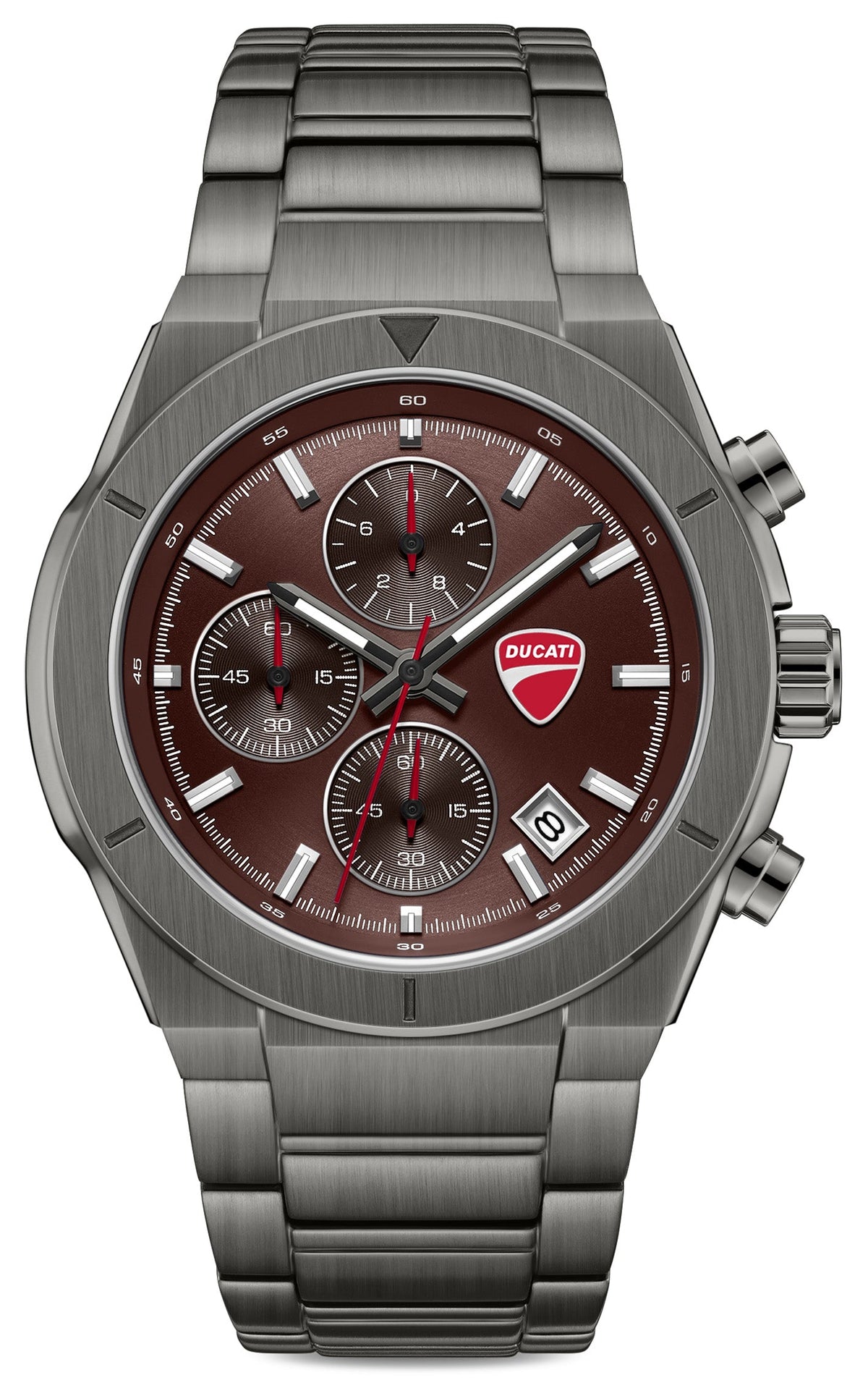 Ducati DTWGI0005003 Frontier Chronograph Black Stainless Steel Bracelet