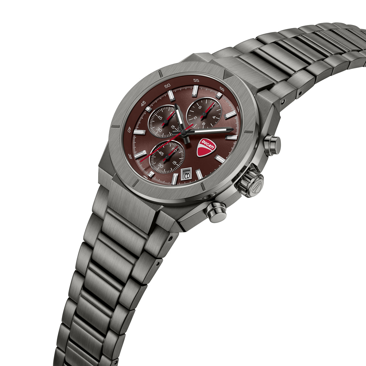 Ducati DTWGI0005003 Frontier Chronograph Black Stainless Steel Bracelet