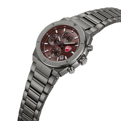 Ducati DTWGI0005003 Frontier Chronograph Black Stainless Steel Bracelet