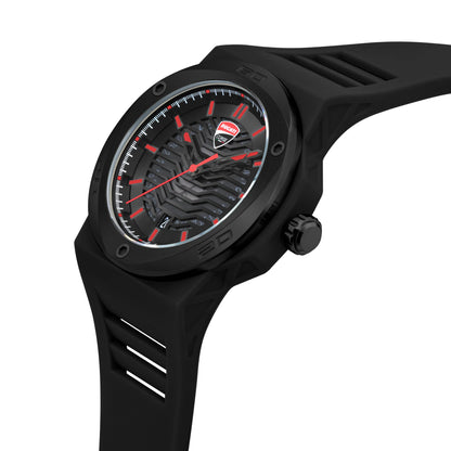 Ducati DTWGN0000506 Tradizione Black Silicon Strap