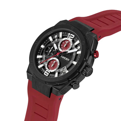 Ducati DTWGO0000801 DT003 Chronograph Red Silicon Strap