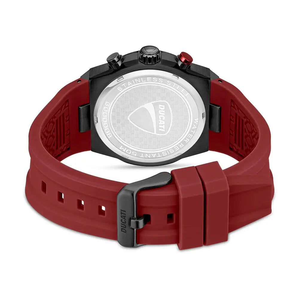 Ducati DTWGO0000801 DT003 Chronograph Red Silicon Strap