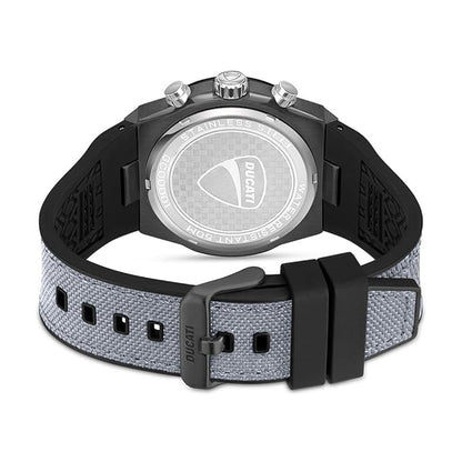 Ducati DTWGO0001202 DT007 Chronograph Grey Fabric-Silicon Strap