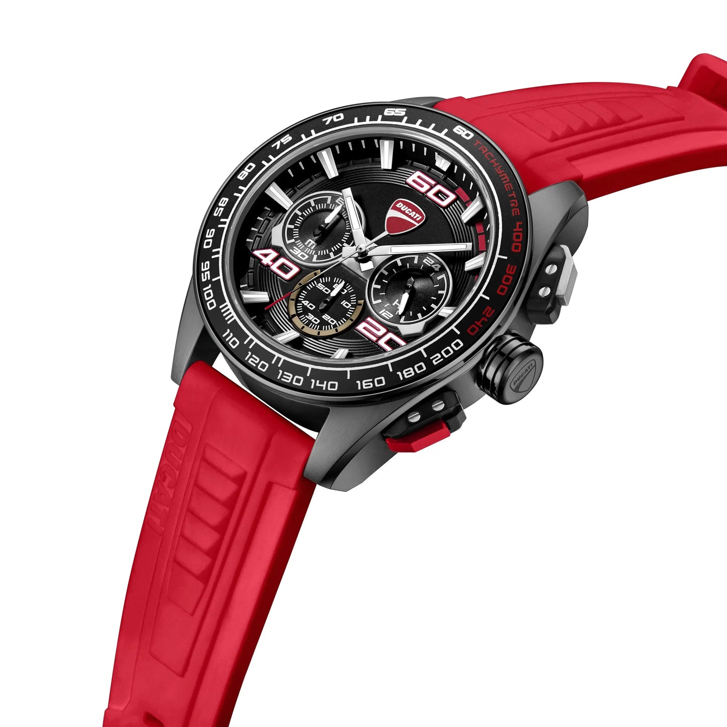 Ducati DTWGO0001701 DT11 Chronograph Red Silicon Strap