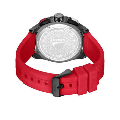 Ducati DTWGO0001701 DT11 Chronograph Red Silicon Strap