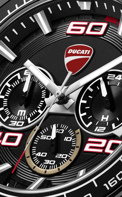 Ducati DTWGO0001701 DT11 Chronograph Red Silicon Strap