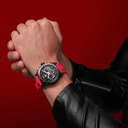 Ducati DTWGO0001701 DT11 Chronograph Red Silicon Strap